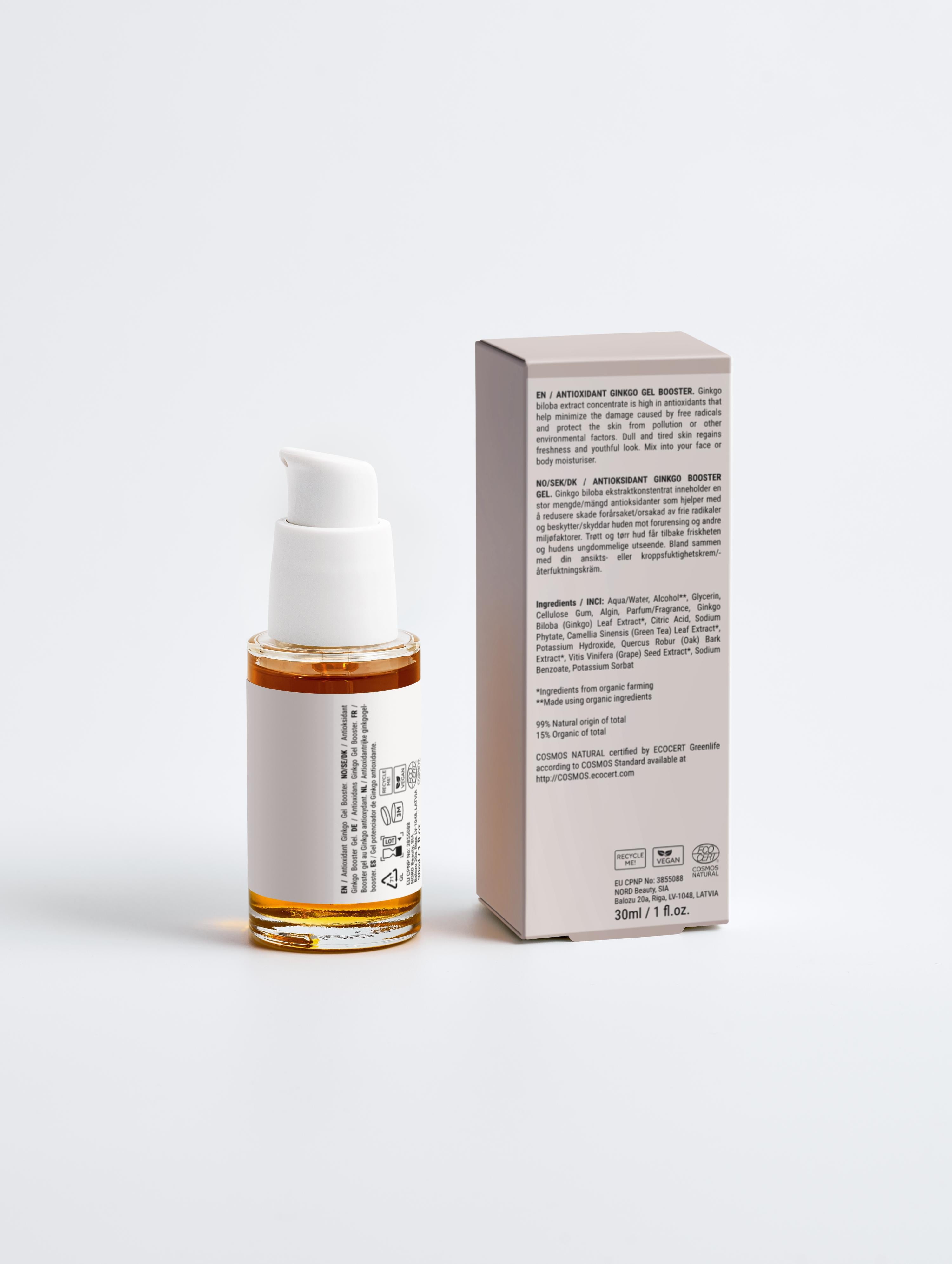 Antioxidant Ginkgo Gel Booster