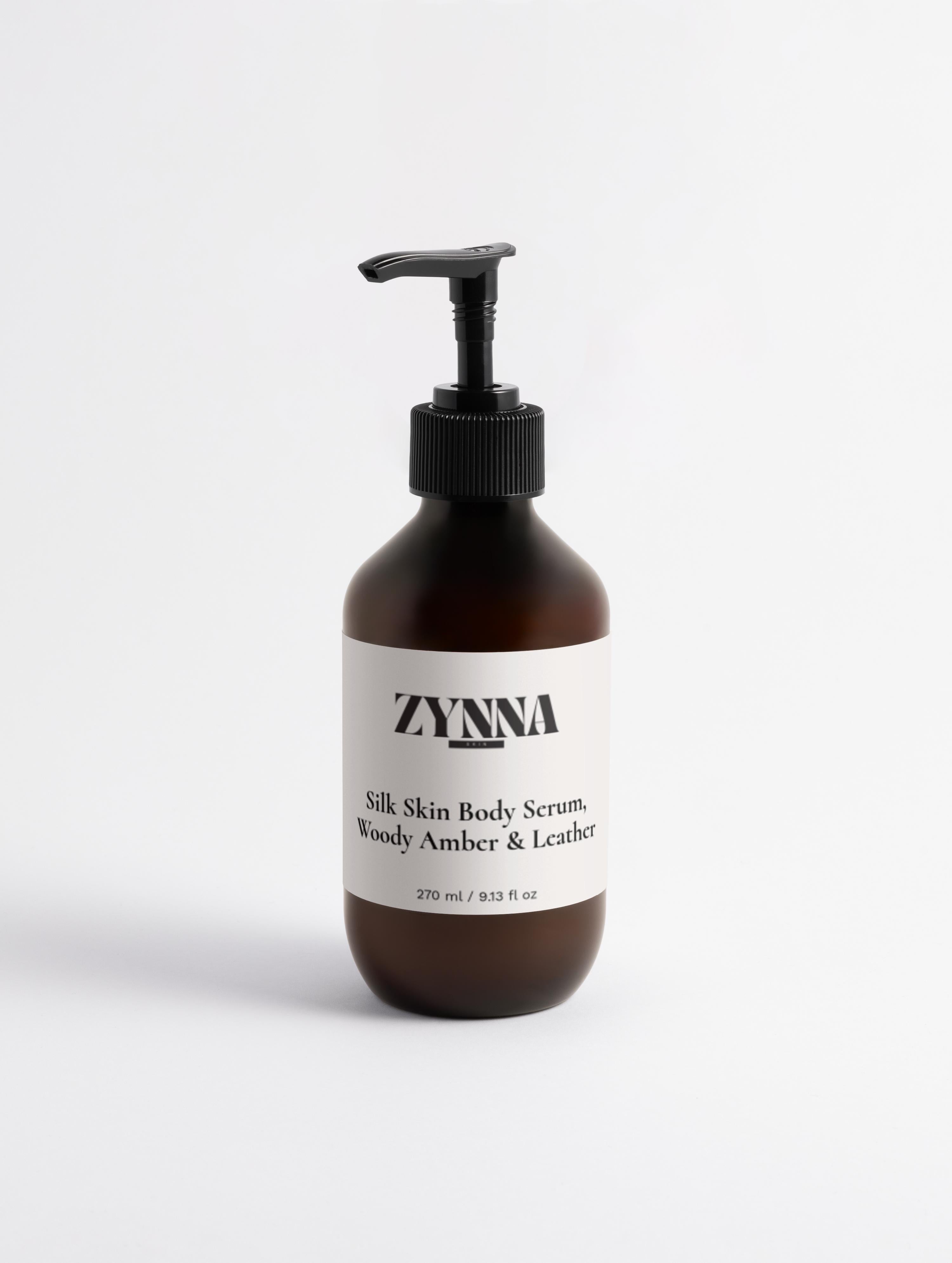 Silk Skin Body Serum, Woody Amber & Leather